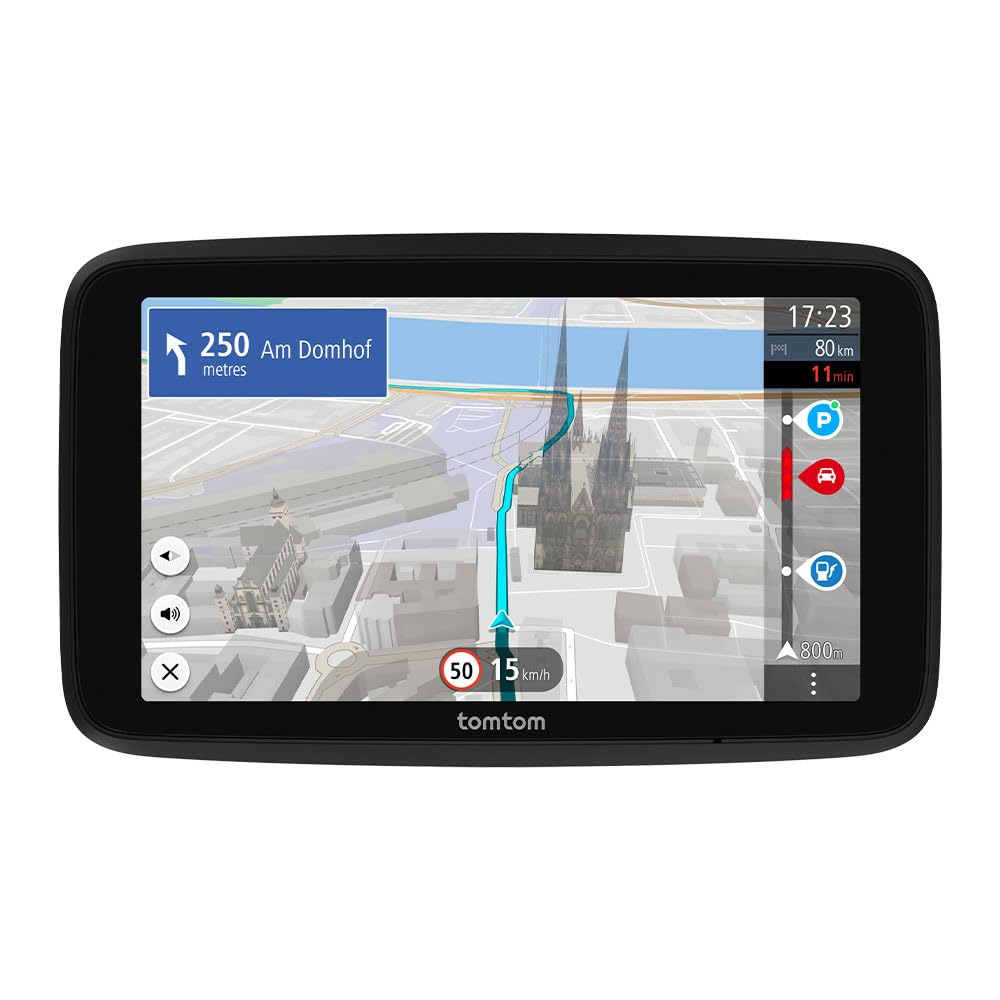 TomTom GPS GO Navigator 6'' 2.ª generación (Tomtom Traffic, alertas de Zonas de Peligro (Prueba de 12 Meses), mapas de Europa, actualizaciones Wi-Fi, Servicios Premium, Soporte magnético)
