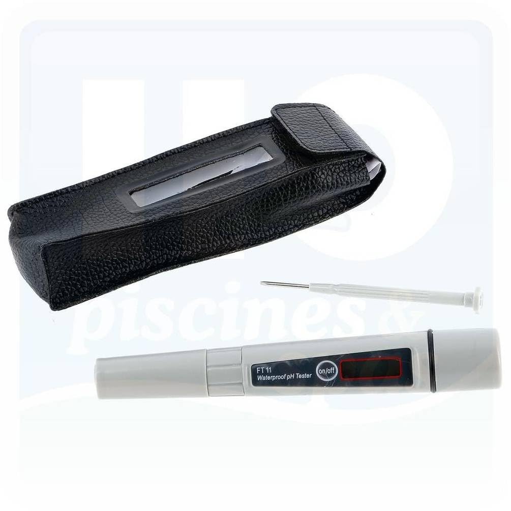 Elektronischer pH-Eco-Tester mit Etui – tragbar und praktisch – präzise Messung von Pools und Wasser D-Work