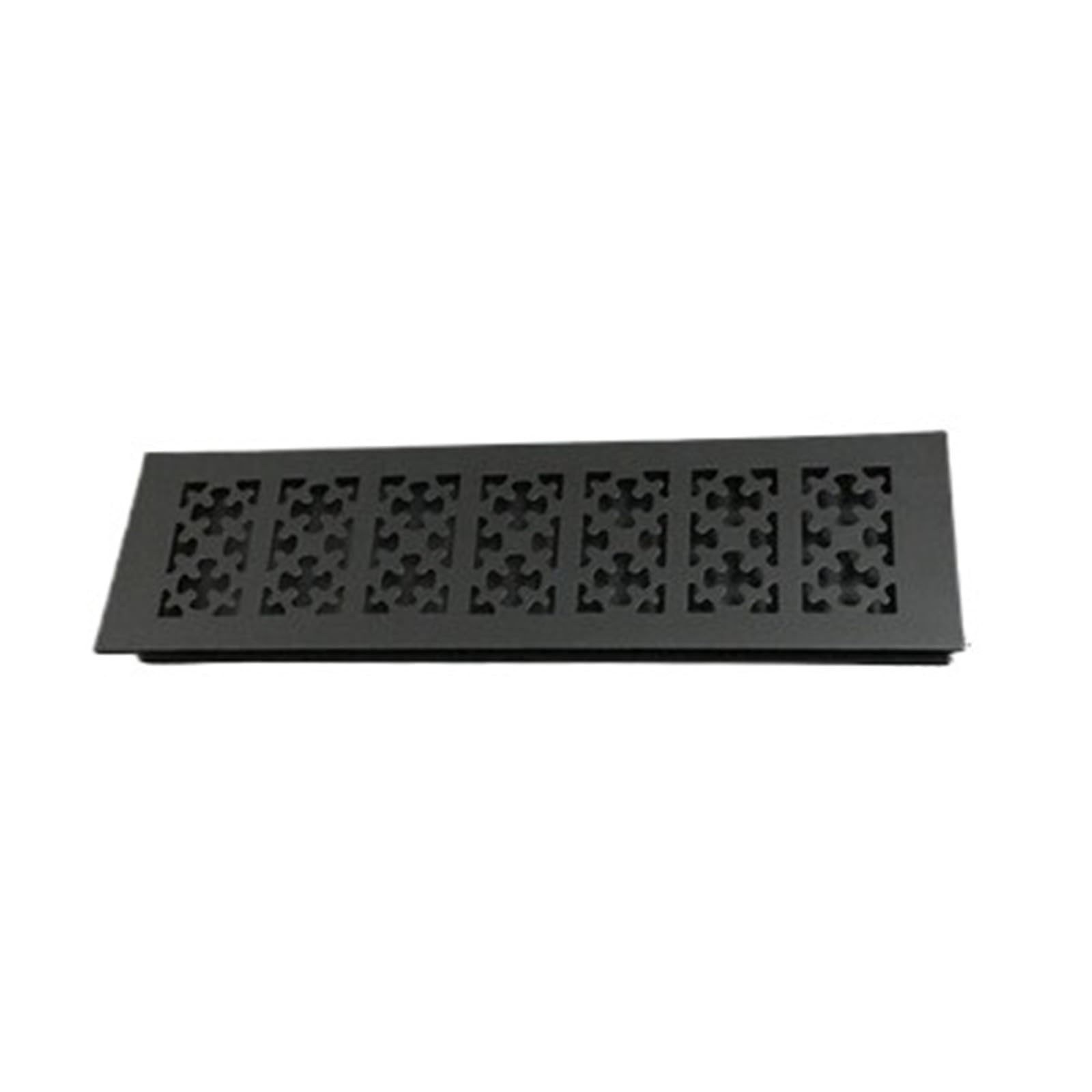Weqyfdc Black B Ventilation Grilles Rectangular Gold Silver Black Aluminum Ventilation Hole Grille Cover Furniture Shoe Cabinet(,300X80mm)
