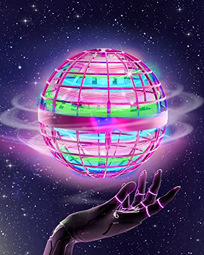 Flying Orb Ball , Nebula Orb Ball Hover Balls Toy, Magic Orbs Led Lights Floating Infinity Fly Orb Boomerang Drone Ball Birthday Flying Toys for Kids - Pink Flying Orb Ball , Nebula Orb Ball Hover Balls Toy, Magic Orbs Led Lights Floating Infinity Fly Orb Boomerang Drone Ball Birthday Flying Toys for Kids - Pink