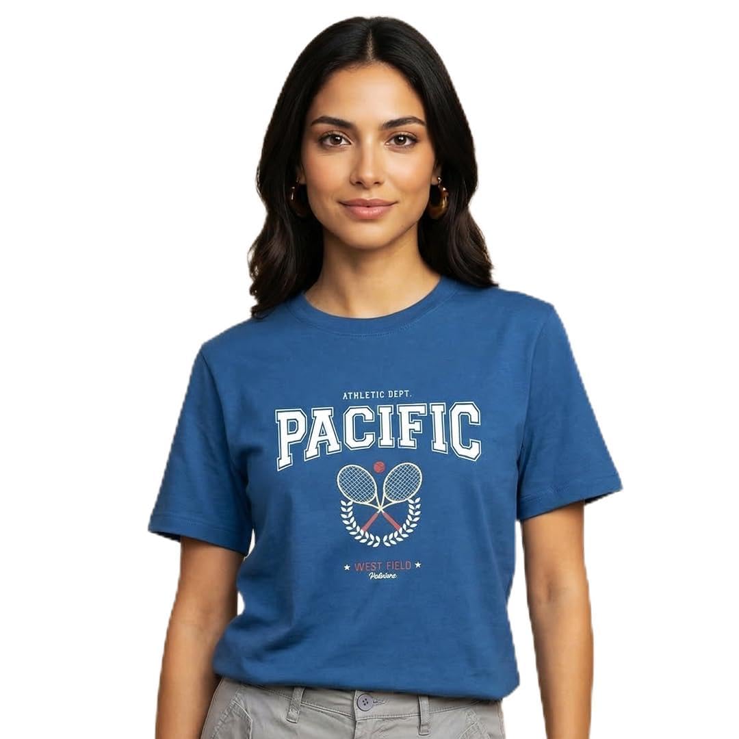 nobero Women’s Graphic Printed T-Shirt | Regular Fit 180 GSM Cotton Tee for Women | Comfortable Round Neck Casual Wear-picture-14