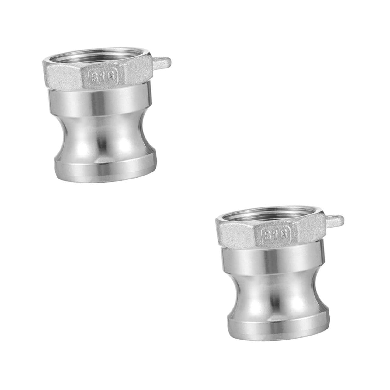 PRETYZOOM 1pc Cam- Outdoor Fitting Coupler Irrigation Couplings Lock Stainless Steel Silver