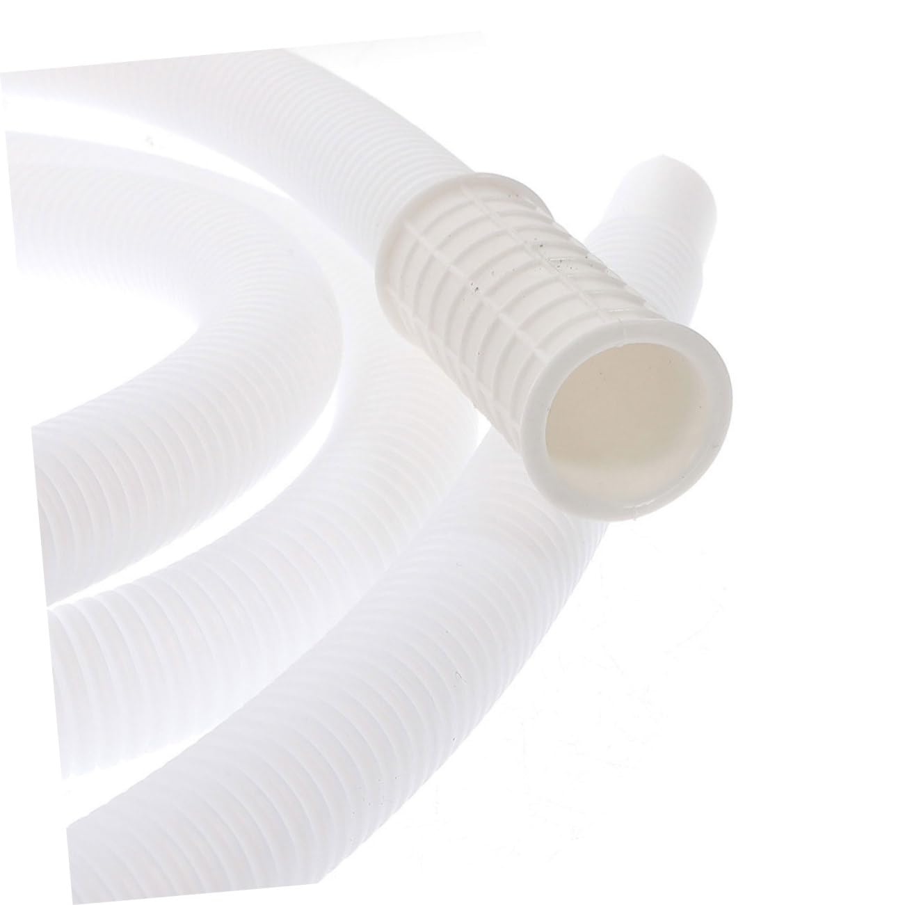 Homoyoyo Tubo Scarico Acqua Condizionatore Bianco in Pe con Fascetta in Acciaio Inossidabile per Installazione Facile e Fissaggio Sicuro Tubi per Unità Esterna Condizionata