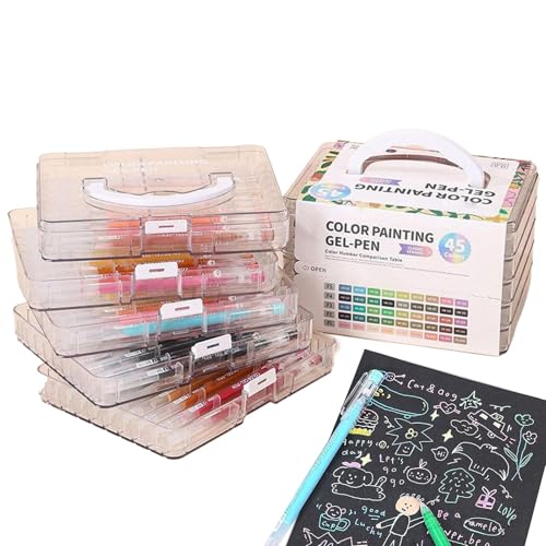 Stylos de journalisation pour adultes et coloriage de papeterie créative