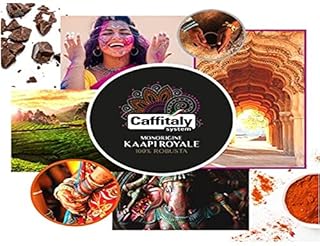 Caffitaly Ecaffe Robusta Kaapi Royale Coffee, Kaapi Royale, 10 Count