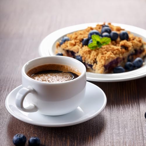 Image of Fresh Roasted Coffee, Decaf Blueberry Crisp Flavored Drip Ground Coffee, Medium Roast, Kosher, 2 lb (32 oz)
