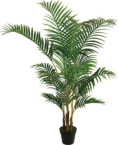 Best Artificial 150cm / 5ft Areca Palm Tree Tropical Office Conservatory Indoor Outdoor Garden Plant