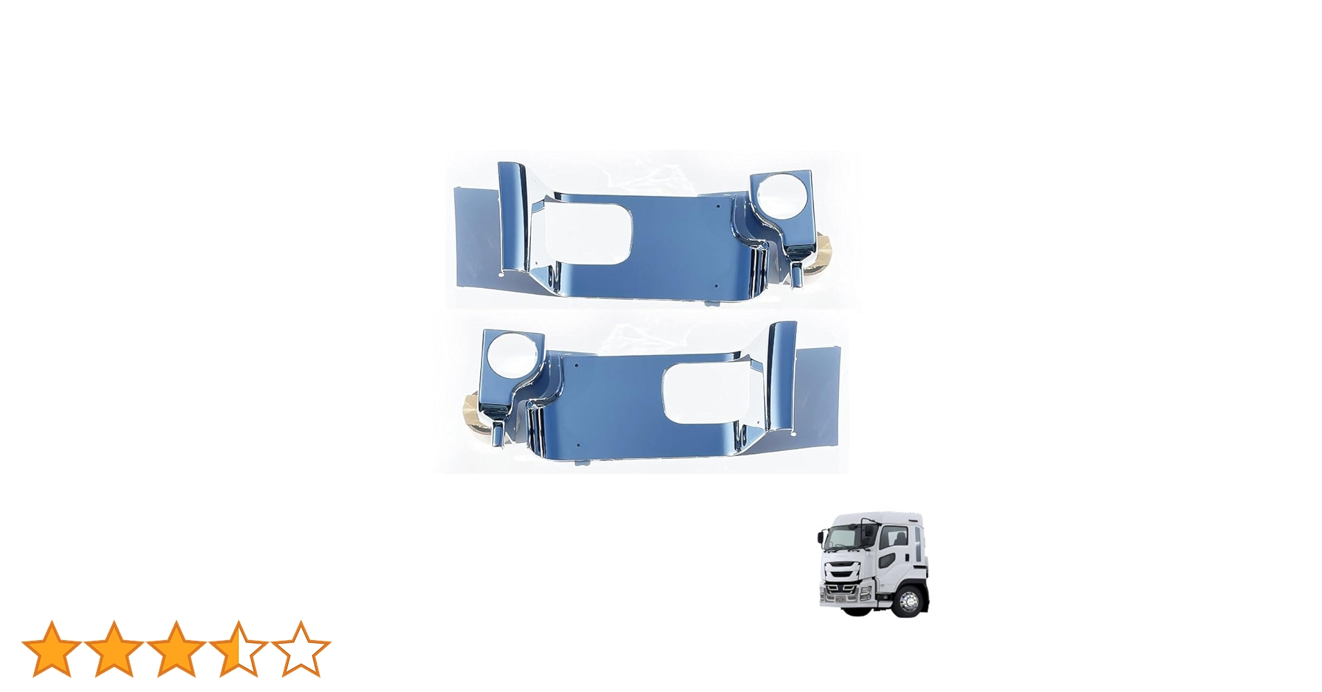 Amazon | いすゞ ファイブスター ギガ メッキ サイド ステップ パネル