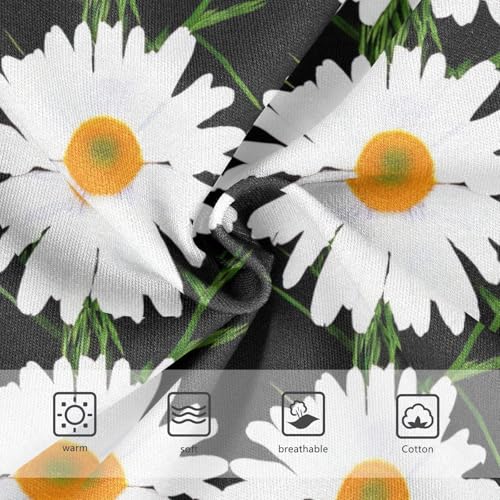 Cotton Girls Underwear Toddlers White Daisy Flowers Thin Green Cute Panties Girl Flower Briefs Girls Undies 2t3