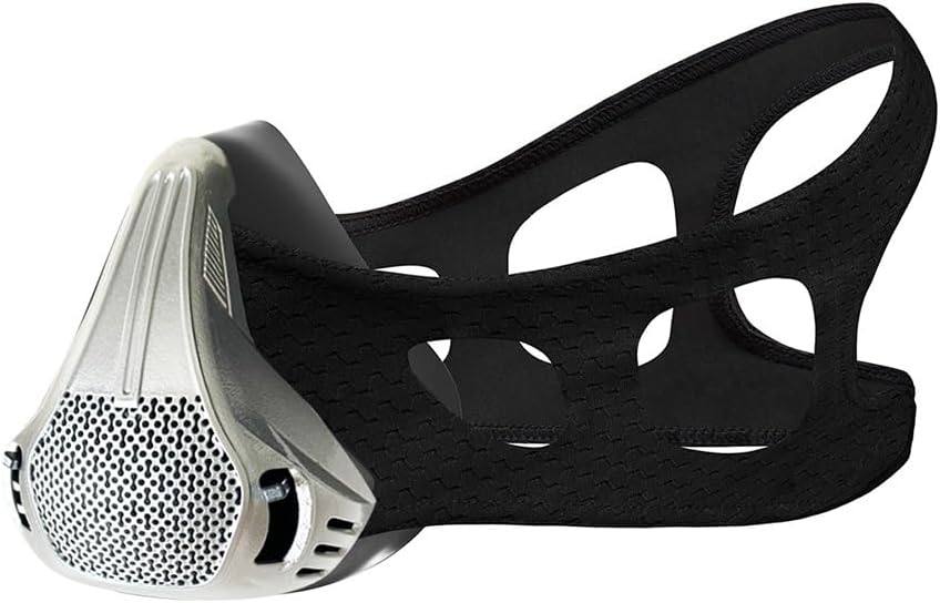 Respiratory Training Mask with 25 Adjustable Resistance Levels for Fitness, Running, and Cardio Endurance Enhancement