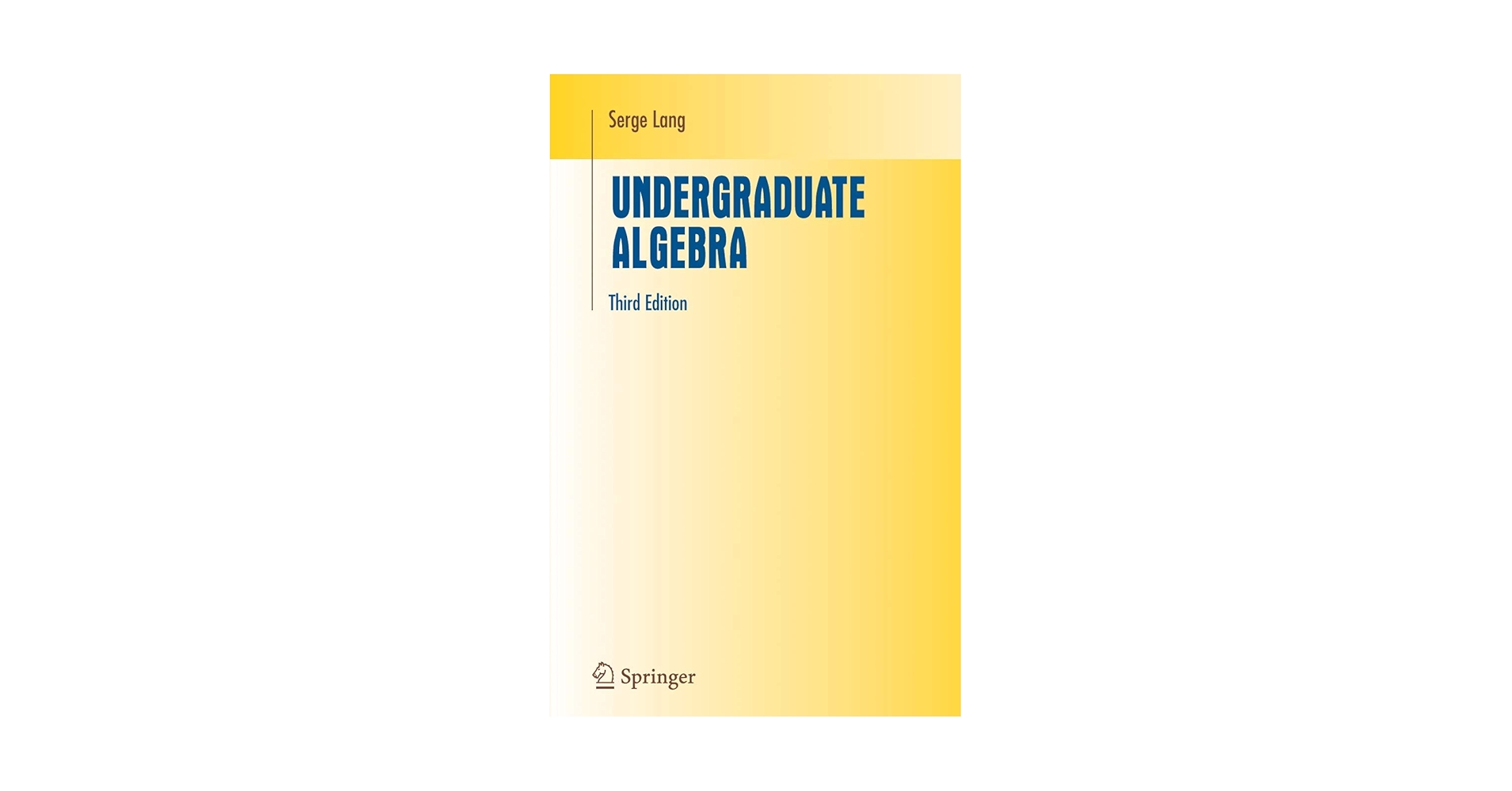 Serge Lang Linear Algebra 第三版 Linear Algebra (Undergraduate Texts in Mathematics): Lang