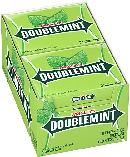 Doublemint Gum, 15 Count (Pack of 20)