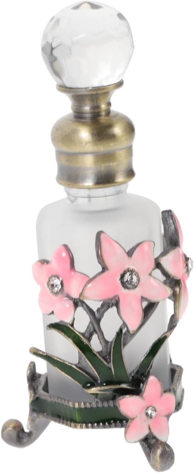 IMIKEYA Glass Empty Perfume Bottle Vintage Style Perfume Sample Bottle for Essential Oil Holder
