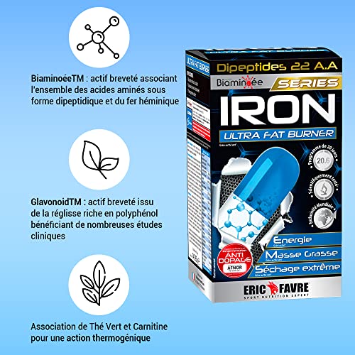 PACK Objectif Minceur BRULE GRAISSE IRON ULTRA FAT BURNER E.A.A + CREME MINCEUR Abdos Slim – Minceur Femme et Homme - Eric Favre – Image 5