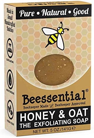 Beessential Refreshing Peppermint Soap, Honey And Oat, 5 Ounce