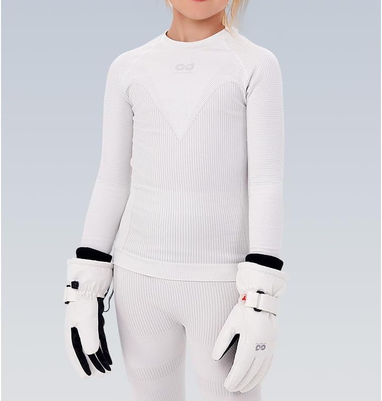 Boys Girls Ski Snow Gloves Waterproof Winter Insulated Thermal Kids Snowboard Gloves for Skiing Snowboarding Ice Skating Snow Sleds Extreme Cold Weather Ski Gear