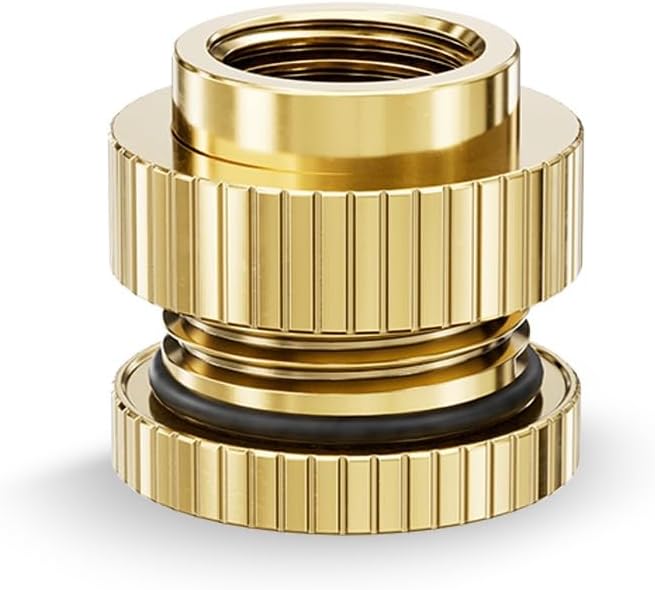 EKWB EK-Quantum Torque Pass-Through G1/4, Gold, 2-Pack