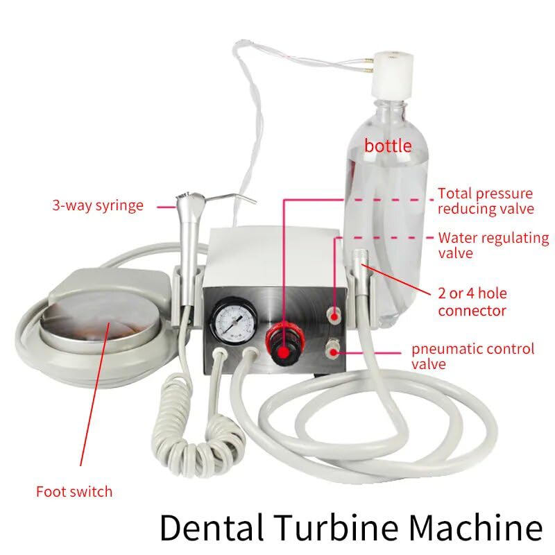 Portable-Lab-Kraftturbine-Unit-4-Port-Compressor-with-one-Water-Bottle