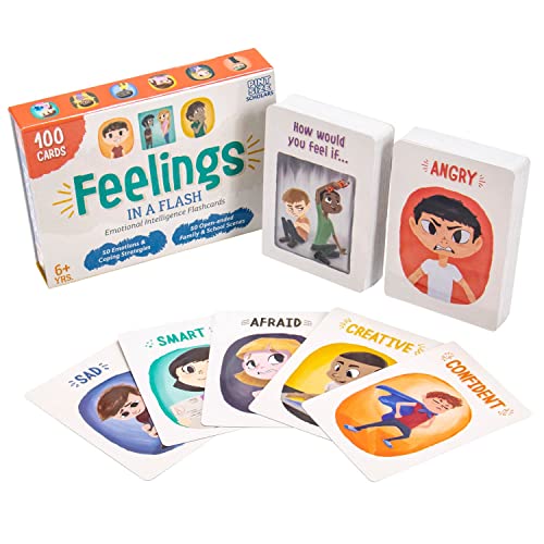 Feelings in a Flash - Emotional Intelligence Flashcard Game For Toddlers & Special Needs Children