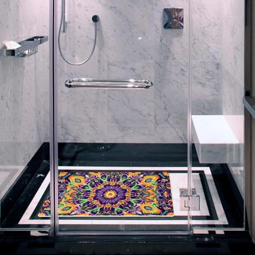 Tapis de bain antidérapant à séchage rapide extra long
