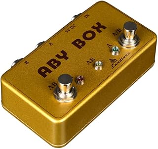 LANDTONE Upgrade Hand Made ABY Guitar Pedal Switch True- Bypass Amp/Guitar AB W