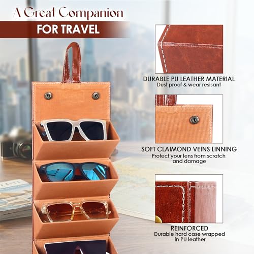 Image of ALAWO Sunglass Box Organizer Holder Case