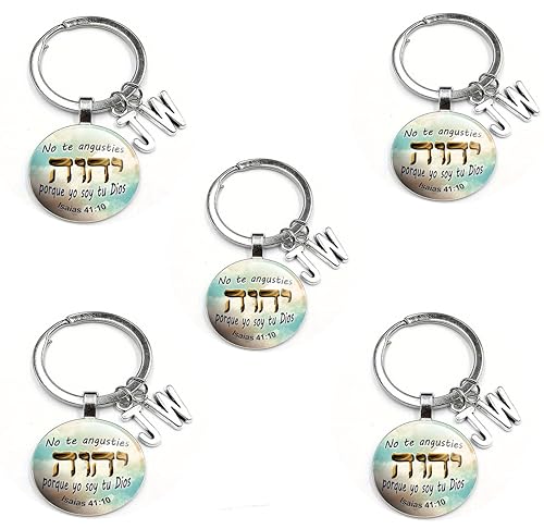 FFILL 5pack JW.ORG Keychains with Globe Logo, Set of JW