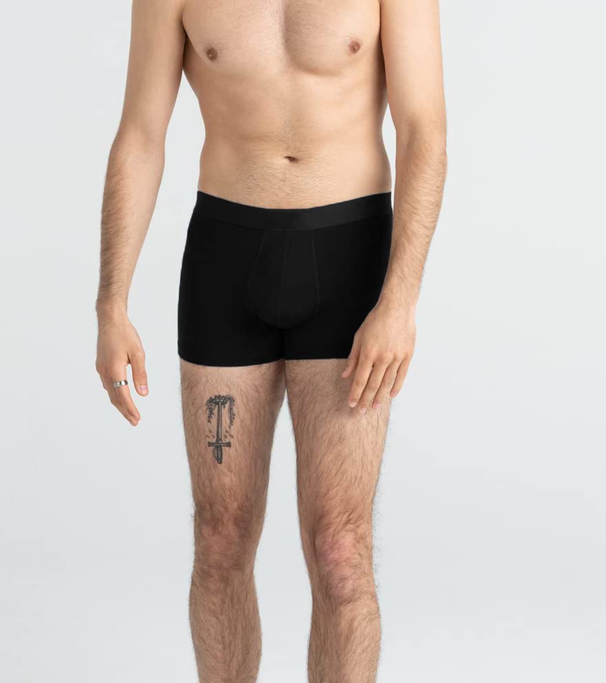 Image of dockstreet Ultra Soft, 100% Cotton Smooth Boxer Brief Comfortable Stretchable /Soft Fabric Brief Trunk Styled Underwear for Men