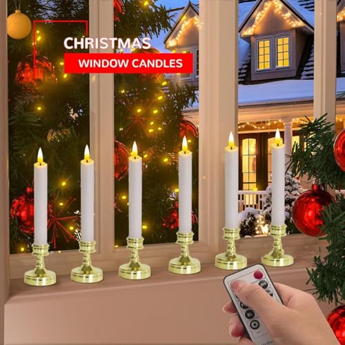 Velas de ventana de cereza LED para crear ambientes navideños acogedores en el salón 7