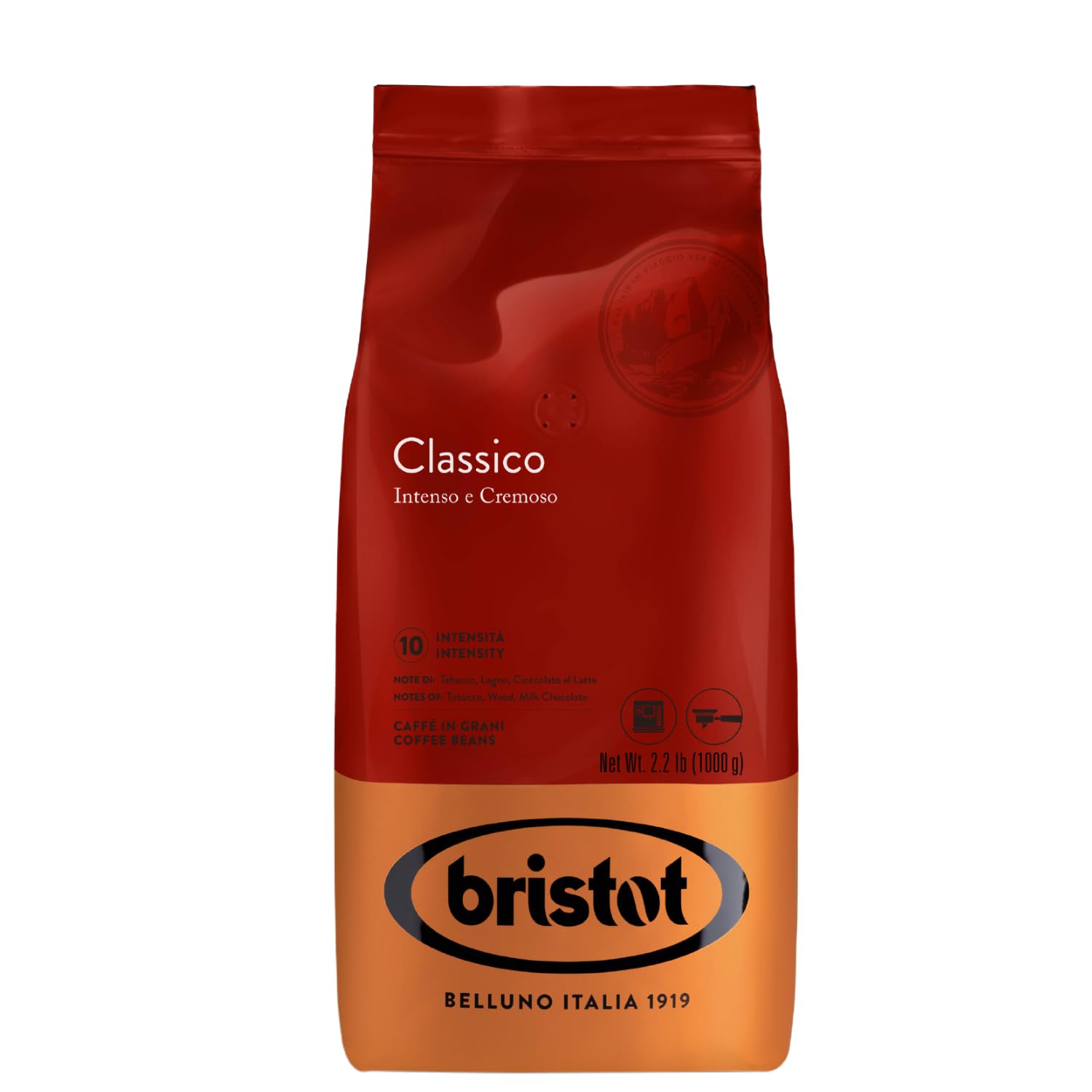 Coffee Espresso Bristot classico Beans 1 kg.