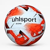 Bola de Futebol Society Uhlsport Score Branco/Preto/Vermelho Tamanho 5