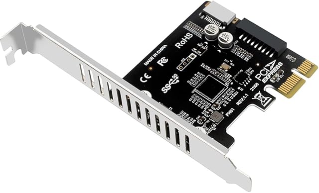 PCI-E to USB3.0 Type-E Front Panel Internal Expansion Card 5G PCI Express X4 X8 X16 to USB3 19P Type C Front Adapter pcie type c adapter