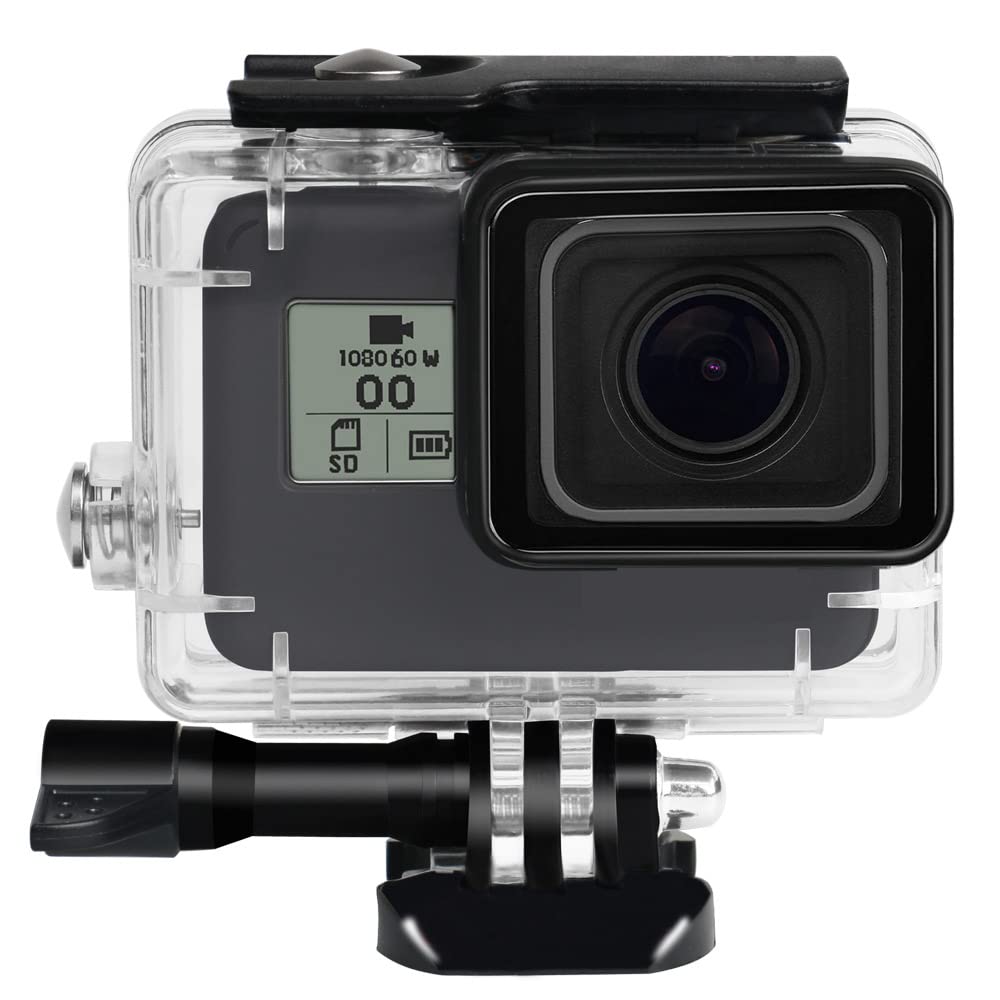 Boîtier étanche étanche 60 m avec filtre rouge/violet/rose pour GoPro Hero et plus