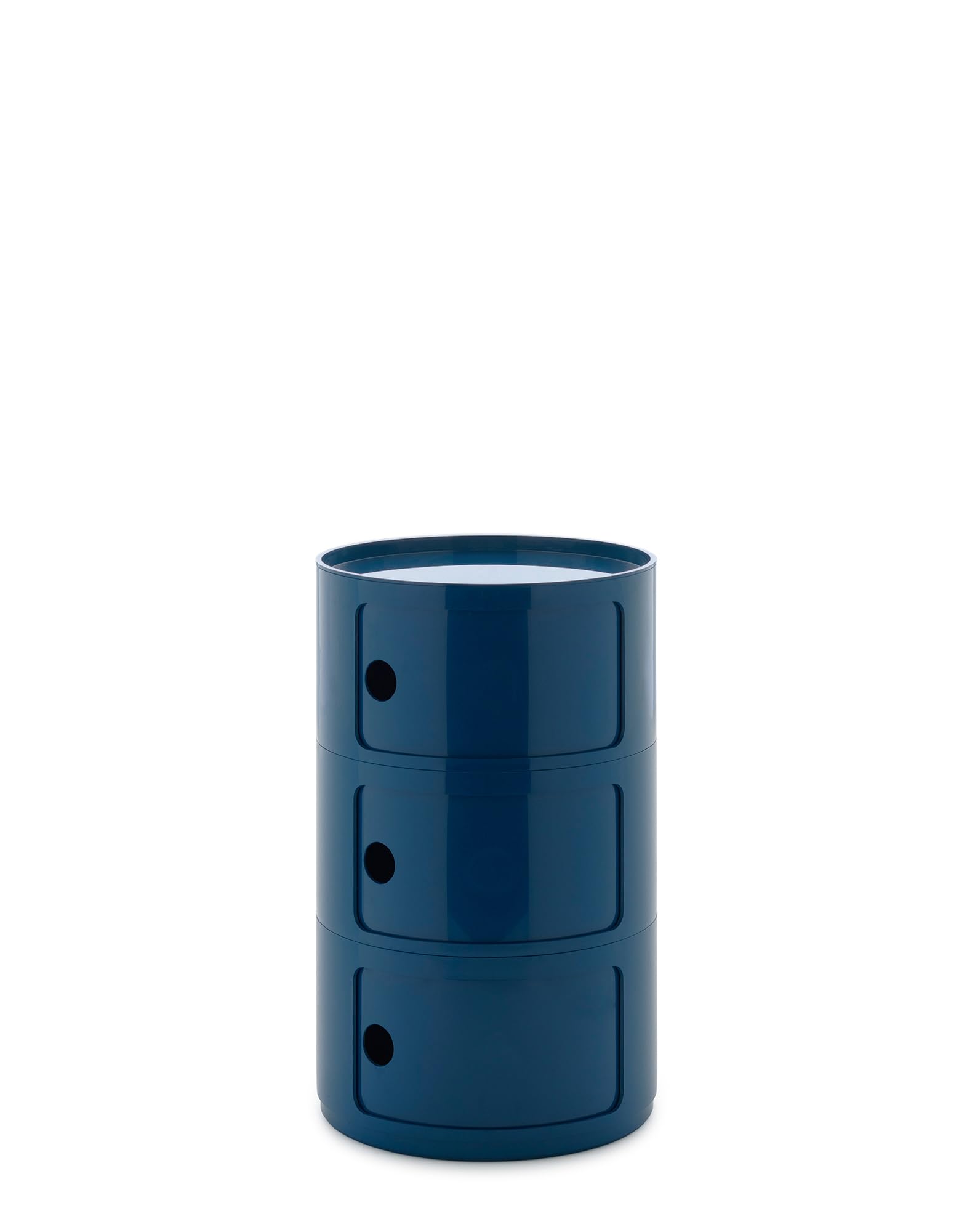 Meuble de rangement Kartell Componibili Big bleu 3 cases 42cm