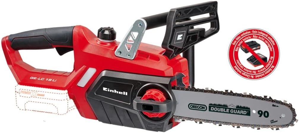 Einhell GE-LC 18/25 Li-Solo Power X-Change Cordless Chainsaw - Supplied without Battery and Charger