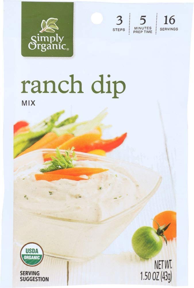 Simply Organic Dip Mix Ranch Org