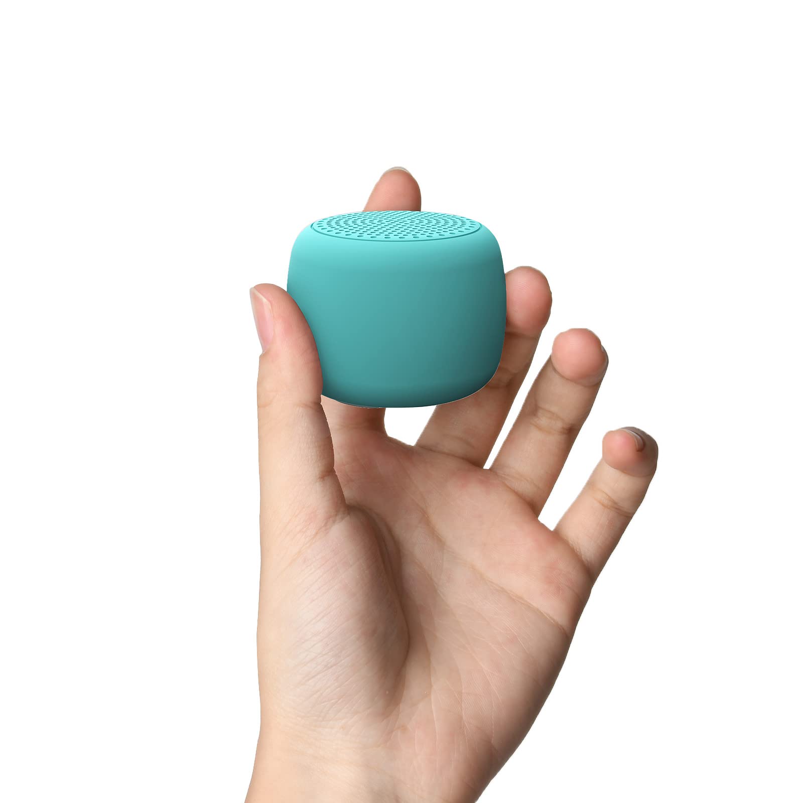 Babelio White Noise Sound Machine for Adults Kids Baby, Mini, 15 Non-looping Sounds, Timer, Memory Function, Easy to Pocket and Travel Cyan