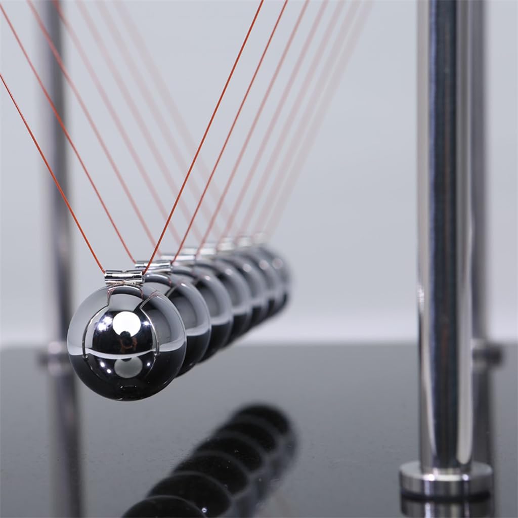 CERROPI Newton Cradle Newton Pendulum High Quality Ball Push