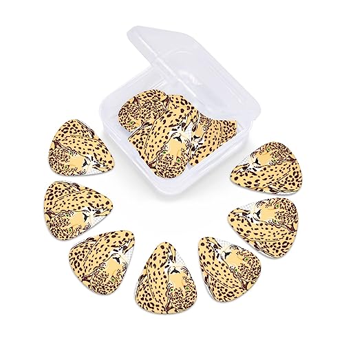 Médiator de guitare Wild Cheetah 12 médiators tendance et durables dans une boîte pour ukulélé guitare électrique basse - Les Beatles, Paul McCartney, John Lennon, RIngo Starr, George Harrison Médiator de guitare Wild Cheetah 12 médiators tendance et durables dans une boîte pour ukulélé guitare électrique basse – Image 7