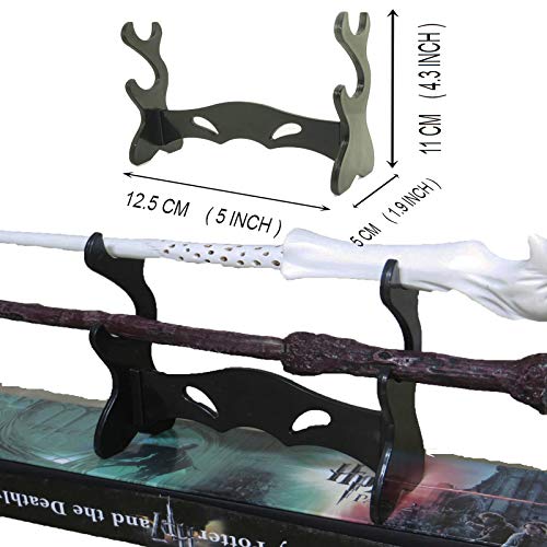 Pmsanzay - Two Tiers Holder Display Stand/Acrylic Bracket Rack for Wand Collection?no Wand & Box?