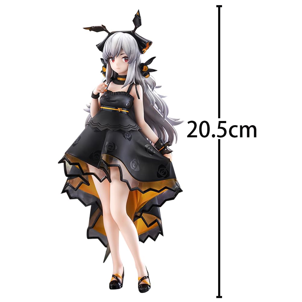 Gra Weedy figurka anime figurka stojąca pozycja PCW model czarna sukienka styl kolekcjonerska statuetka dekoracja ozdoba prezent 20,5 cm