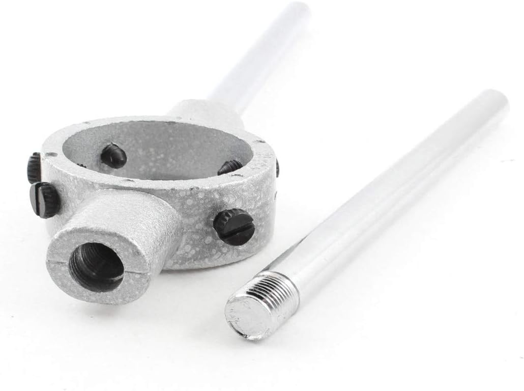 New Lon0167 Detachable Handle Featured 45mm Dia Round reliable efficacy Die Stock Silver Tone 430mm Long(id:fa7 1c 88 978)