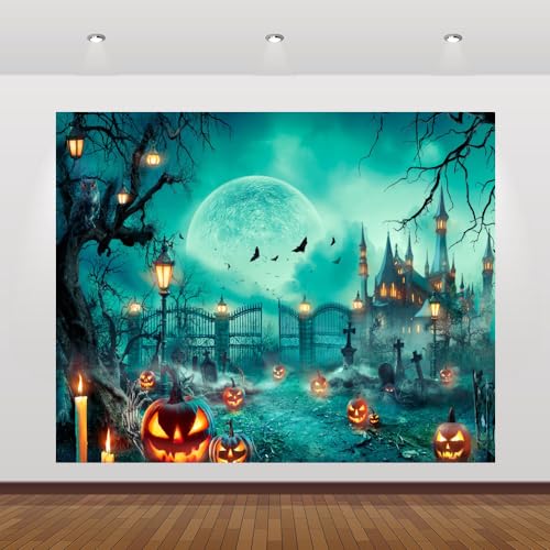 Toile de fond Halloween pour photobooth rigolo et frissonnant des enfants et adultes en soirée