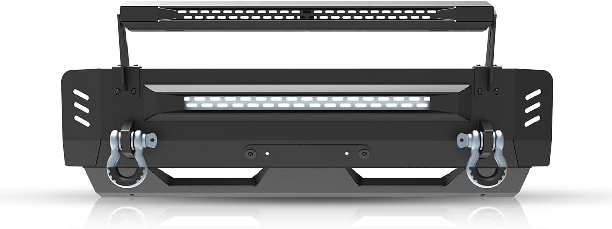 CPW Mid-Width Front Bumper Fit For 2014 2015 2016 2017 2018 2019 2020 2021 Toyota Tundra w/ 2 x D-Ring Shackles, Heavy Duty Steel Front Bumper & Bull Bar, Can Be Installed 22'' Single Row Light Bar