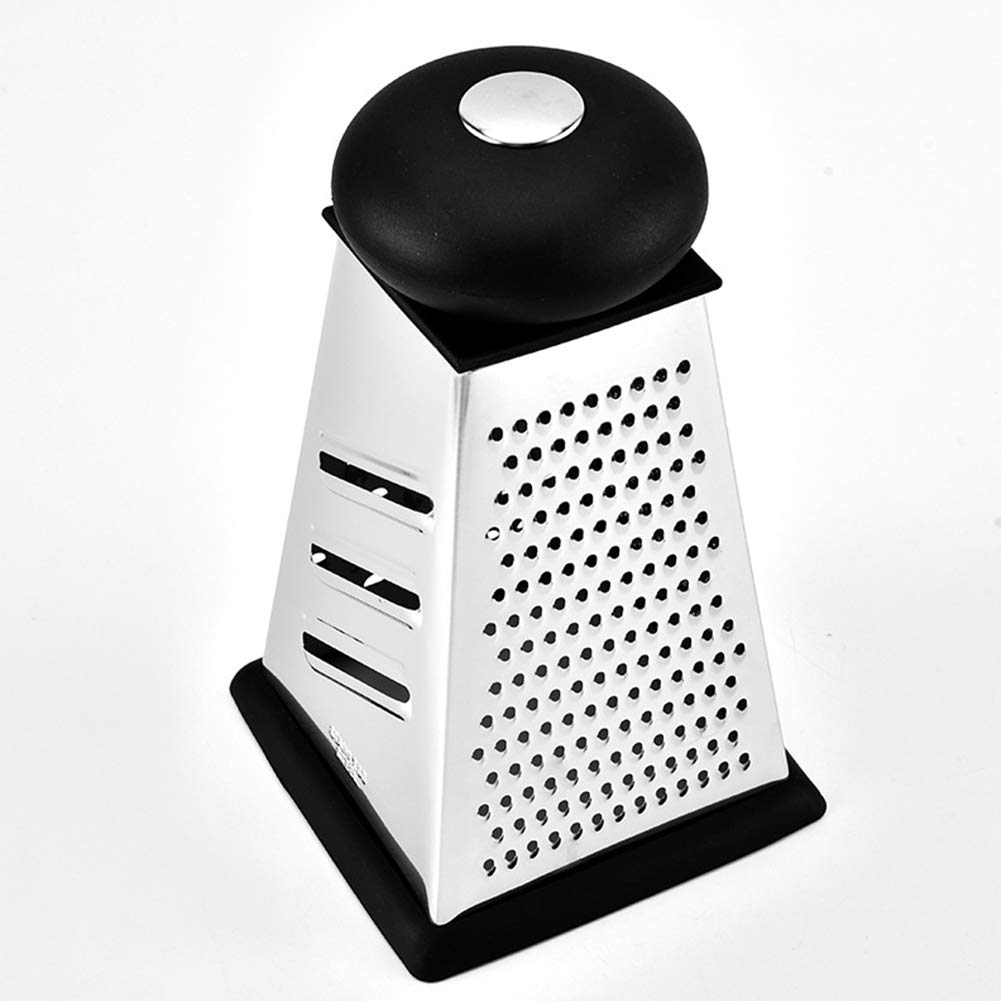 Rallador de cocina de acero inoxidable ArinkO: ¡una herramienta versátil para queso, jengibre, limón y más! (Superficies gruesas, finas y rebanadoras)