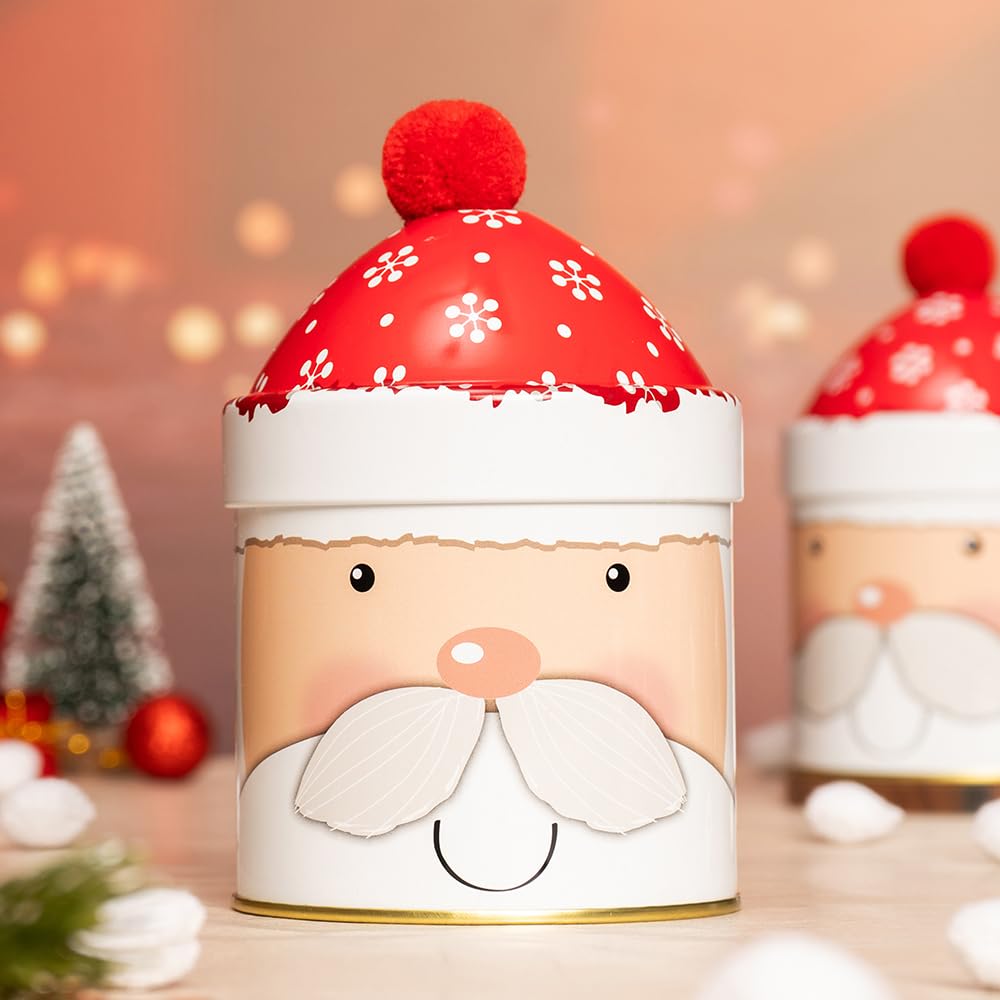 THE Zappy BOX Jolly Santa Tin Jar | Festive Christmas Gift Box