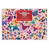 eeBoo: Butterflies Watercolor Pad/16 Sheets, Perfect for Watercolor Painting, Hand Crafts with Paints and Other Artworks, Includes 16 Sheets in The Pack, Encourages Creativity and Imagination