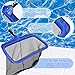 Pool Brush Head & Fine Mesh Pool Skimmer Kit，17