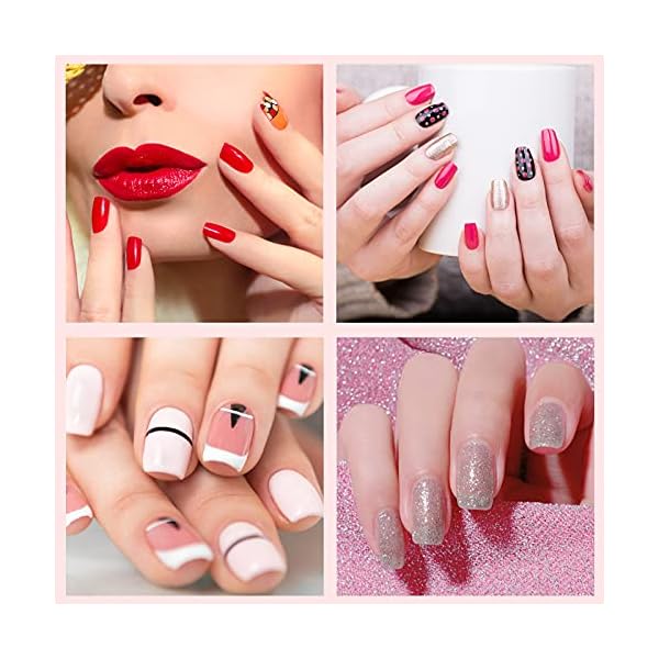 23-Pcs-Esmalte-Semipermanente-SHOWNAIL-20-Colores-Pintaunas-Semipermanentes-Remojo-con-Base-Top-Coat-Brillante-y-Mate-Set-Esmalte-de-Unas-Semipermanentes-con-Desnudo-Rosa-Neon-Blanco-Negro-8ML
