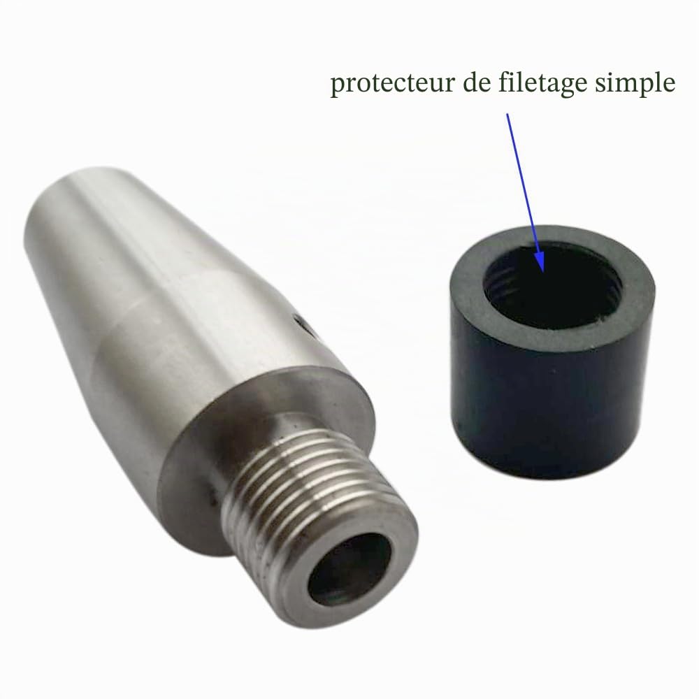 Adaptateur de silencieux en acier inoxydable 1/2 20 UNF pour canons de carabines Crosman de 11 mm SQOTDR 2240 1377 1322 2250 2260...